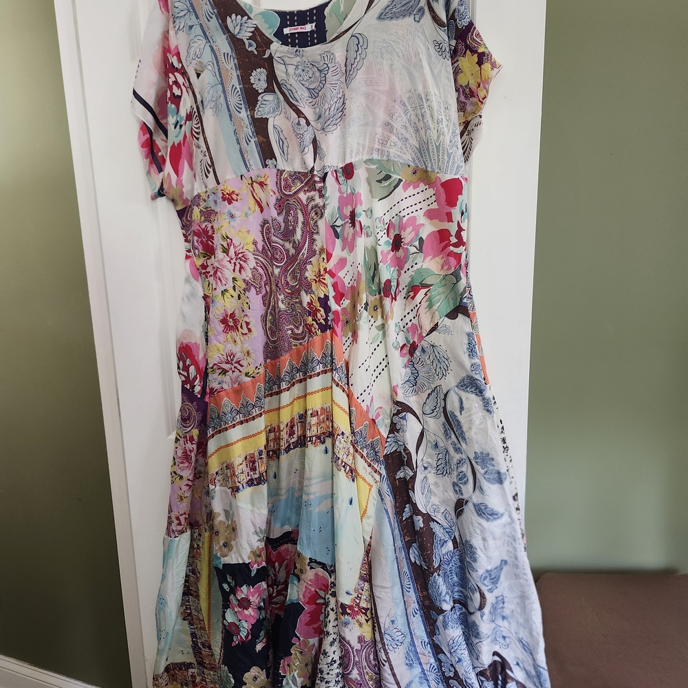 Johnny Was Silk Maxi Dress
